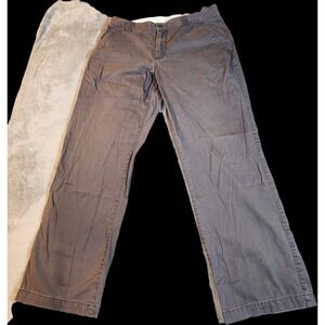 The North Face Pants Mens 34 Gray Cotton Blend‎ Hiking Logo Outdoor Gorpcore